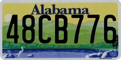 AL license plate 48CB776