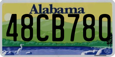 AL license plate 48CB780