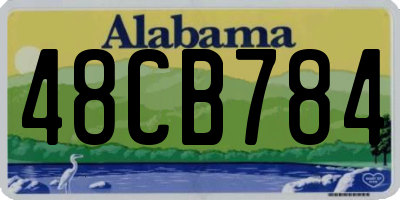 AL license plate 48CB784
