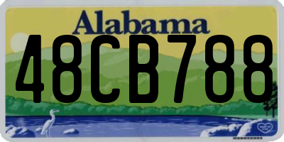 AL license plate 48CB788