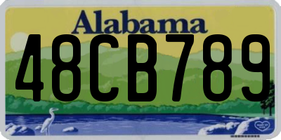 AL license plate 48CB789