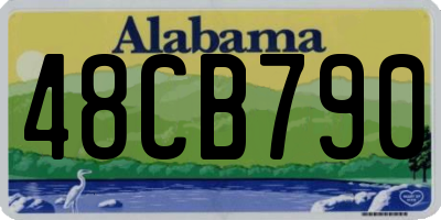 AL license plate 48CB790