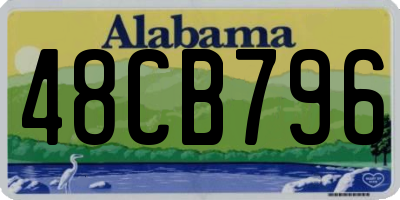 AL license plate 48CB796