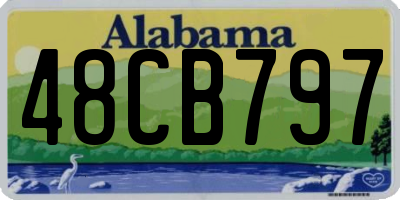 AL license plate 48CB797
