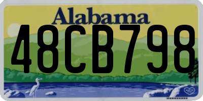 AL license plate 48CB798