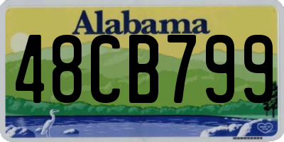 AL license plate 48CB799