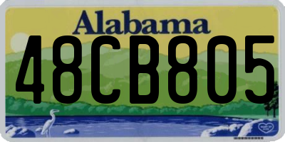 AL license plate 48CB805