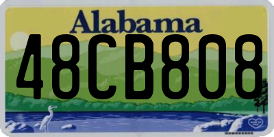 AL license plate 48CB808