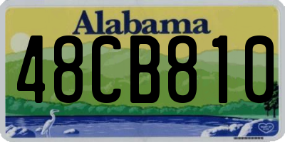 AL license plate 48CB810