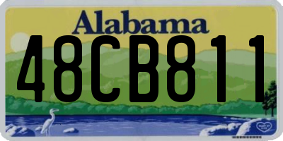 AL license plate 48CB811