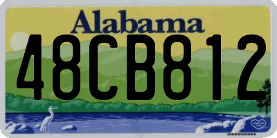 AL license plate 48CB812