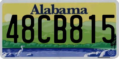 AL license plate 48CB815
