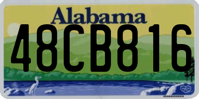 AL license plate 48CB816