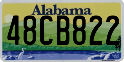 AL license plate 48CB822