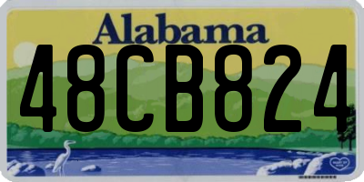 AL license plate 48CB824