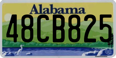 AL license plate 48CB825