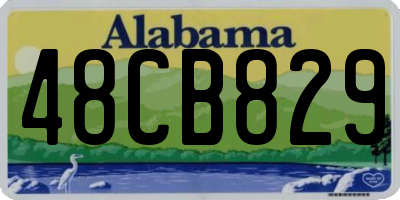 AL license plate 48CB829