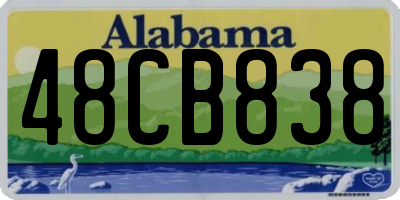 AL license plate 48CB838