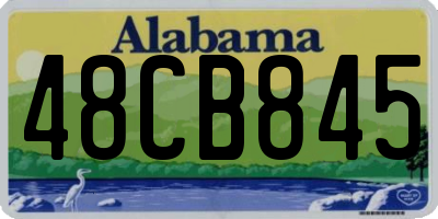 AL license plate 48CB845