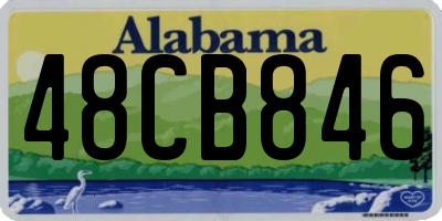 AL license plate 48CB846