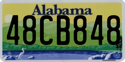 AL license plate 48CB848