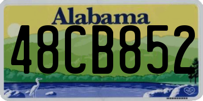AL license plate 48CB852