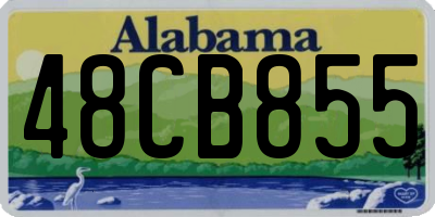 AL license plate 48CB855