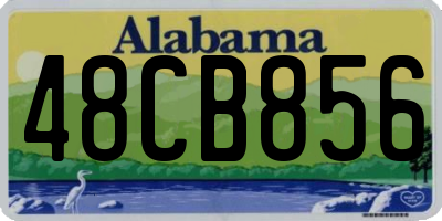 AL license plate 48CB856