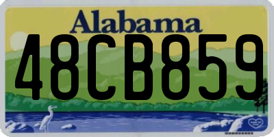 AL license plate 48CB859