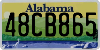 AL license plate 48CB865