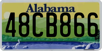 AL license plate 48CB866