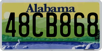 AL license plate 48CB868