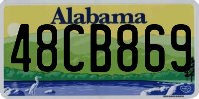 AL license plate 48CB869
