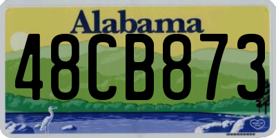 AL license plate 48CB873