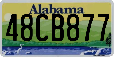 AL license plate 48CB877