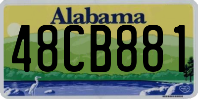 AL license plate 48CB881