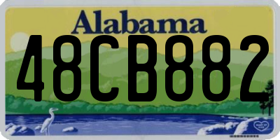 AL license plate 48CB882