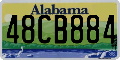 AL license plate 48CB884