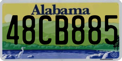 AL license plate 48CB885