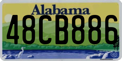 AL license plate 48CB886