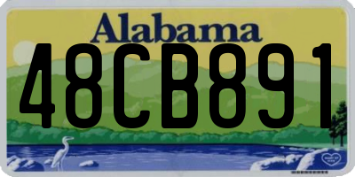 AL license plate 48CB891