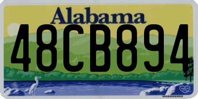 AL license plate 48CB894