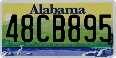 AL license plate 48CB895
