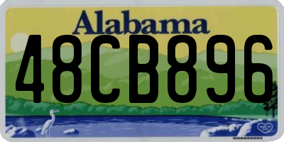 AL license plate 48CB896