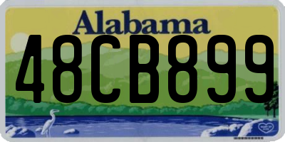 AL license plate 48CB899