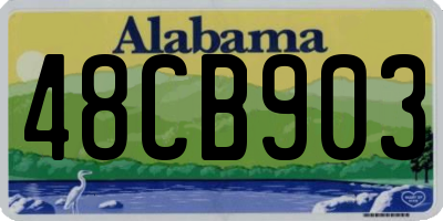 AL license plate 48CB903
