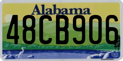 AL license plate 48CB906