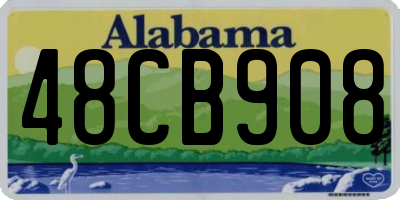 AL license plate 48CB908