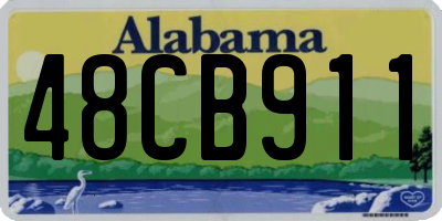 AL license plate 48CB911