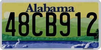 AL license plate 48CB912